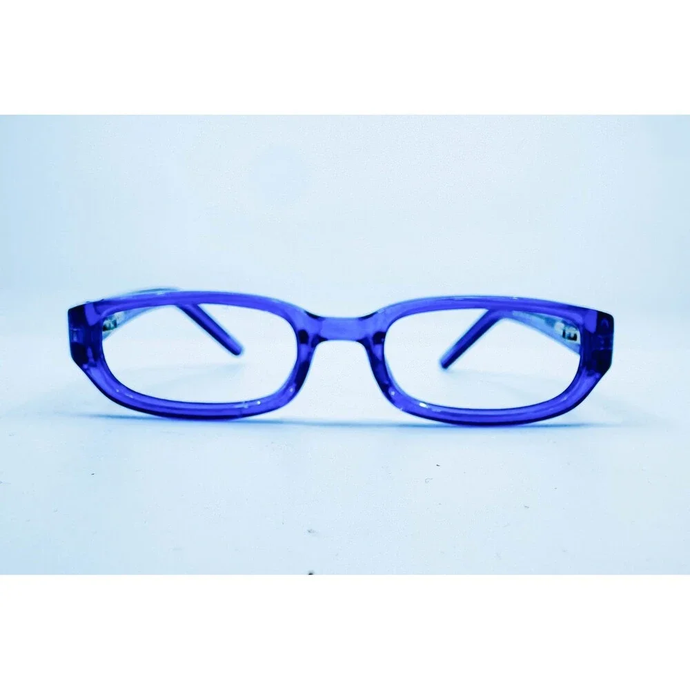 New Globe Eyeglass Frames Kids Blue M422-P Oval Full Rim 38-15-120